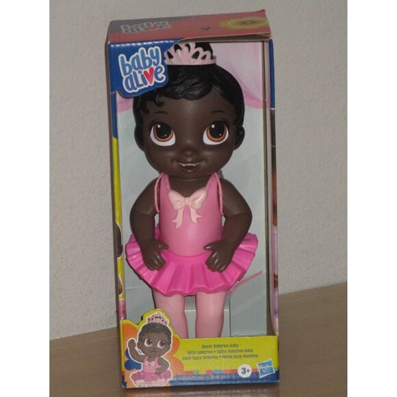 Baby Alive African American Sweet Ballerina Baby Doll 11" Tall Plastic New Box - Picture 1 of 5